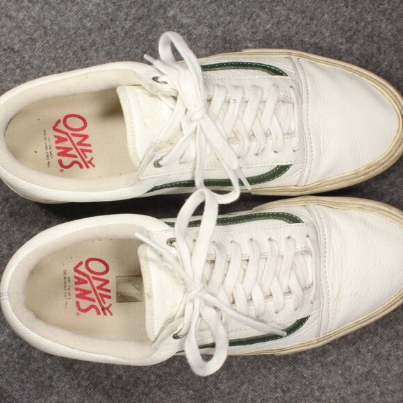 Share Vans X Only NY Shoes White Leather Sneakers Casual Skate Old Skool Men Siz - Picture 11 of 13